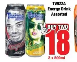 Boxer TWIZZA Energy Drink Assorted offer
