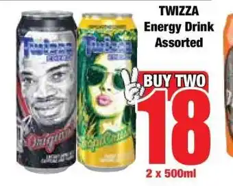Boxer TWIZZA Energy Drink Assorted offer