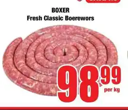 Boxer BOXER Fresh Classic Boerewors offer
