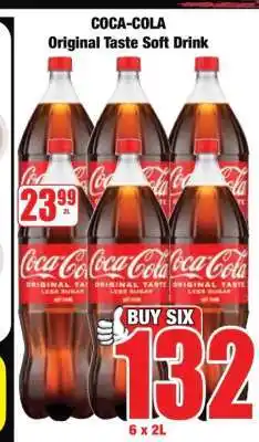 Boxer COCA-COLA Original Taste Soft Drink offer