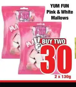 Boxer YUM FUN Pink & White Mallows offer