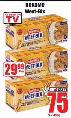 Boxer Bokomo Weet-Bix offer