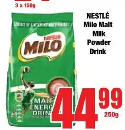 Boxer NESTLÉ Milo Malt Milk Powder Drink offer