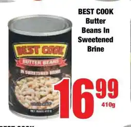 Boxer BEST COOK Butter Beans In Sweetened Brine offer
