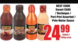 Boxer BEST COOK Sweet Chilli / Barbeque / Peri-Peri Assorted / Pele-Naise Sauce offer