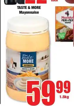 Boxer TASTE & MORE Mayonnaise offer