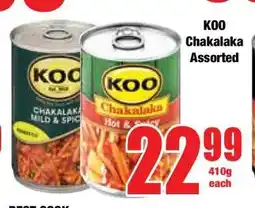 Boxer KOO Chakalaka Assorted offer