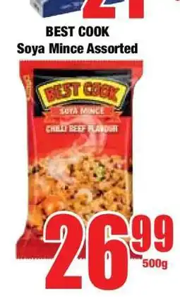Boxer BEST COOK Soya Mince Assorted offer