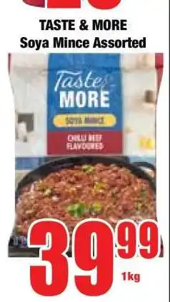 Boxer TASTE & MORE Soya Mince Assorted offer