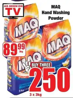 Boxer MAQ Hand Washing Powder offer