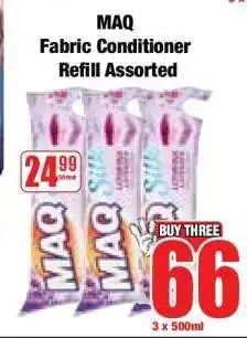 Boxer MAQ Fabric Conditioner Refill Assorted offer