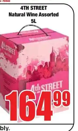 Boxer 4TH STREET Natural Wine Assorted 5L offer