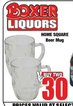 Boxer HOME SQUARE Beer Mug offer