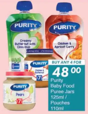 President Hyper Purity Baby Food Puree Jars/ Pouches offer