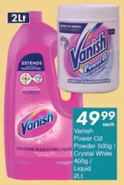 President Hyper Vanish Power O2 Powder/ Crystal White/ Liquid offer
