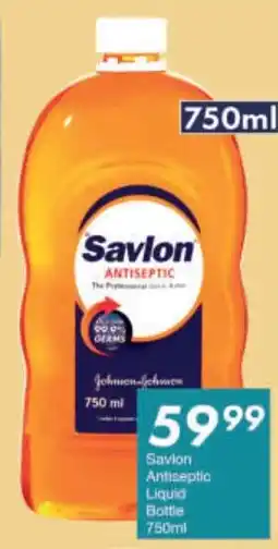 Savion Antiseptic Liquid Bottle