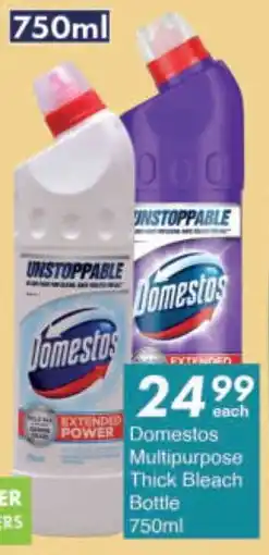 President Hyper Domestos Multipurpose Thick Bleach Bottle offer