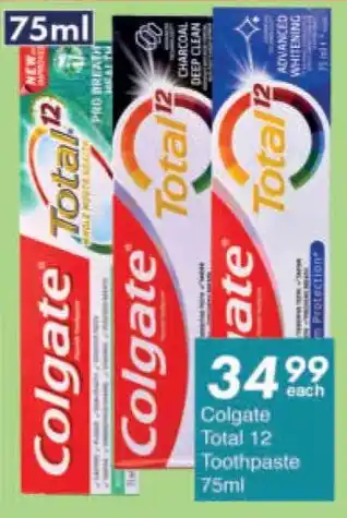 President Hyper Colgate Total 12 Toothpaste offer