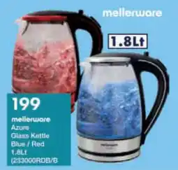 President Hyper Mellerware Azure Glass Kettle Blue/Red offer