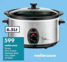 President Hyper Mellerware Tempo Slow Cooker Stainless Steal offer
