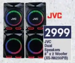 JVC Dual Speakers 8" x 2 Woofer