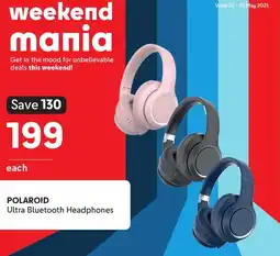 Makro POLAROID Ultra Bluetooth Headphones offer