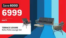 Makro TERRACE LEISURE Boho Patio Lounge Set offer