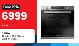 Makro CANDY Timeless 60 cm Built-In Oven offer