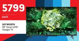 Makro SKYWORTH 50" Smart UHD Google TV offer