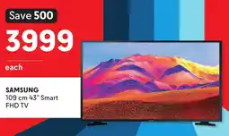 Makro SAMSUNG 109 cm 43" Smart FHD TV offer