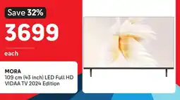 Makro MORA 109 cm (43 inch) LED Full HD VIDAA TV 2024 Edition offer