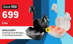 Makro SKULLCANDY Smoking True Wireless In-Ear Buds Assorted offer