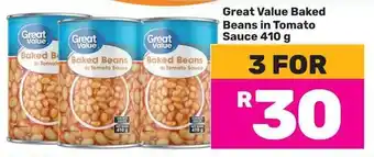 Game Great Value Baked Beans in Tomato Sauce offer