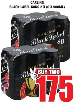 Boxer Liquors Carling Black Label offer