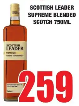 Boxer Liquors Scottish leader supreme blended scotch offer
