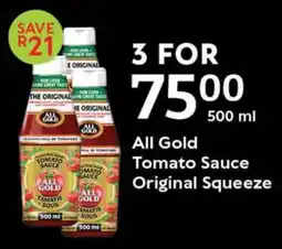 Oxford Freshmarket All Gold Tomato Sauce Original Squeeze offer
