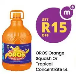 Shoprite OROS Orange Squash Or Tropical Concentrate offer