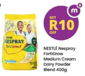 Shoprite NESTLÉ Nespray FortiGrow Medium Cream Dairy Powder Blend offer