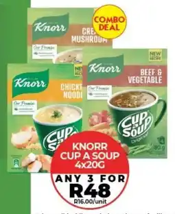 1UP Knorr cup a soup offer