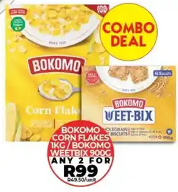 1UP Bokomo corn flakes/ Bokomo weetbix offer