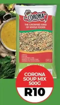 1UP Corona soup mix offer