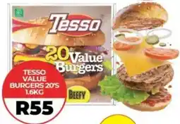 1UP Tesso value burgers offer