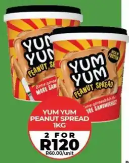 1UP Yum yum peanut spread offer
