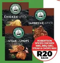1UP Robertson spices chicken, bbq, steak & chops offer