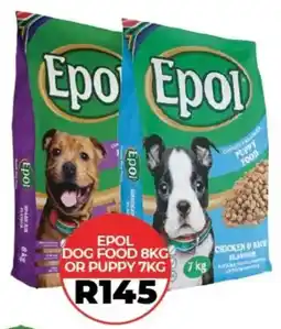 1UP Epol dog food or puppy offer