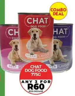 1UP Chat dog food offer