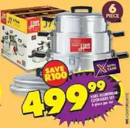 Shoprite Hart aluminium cookware set offer