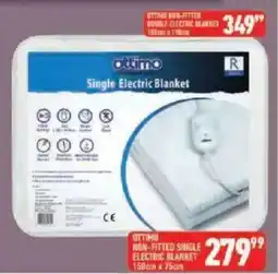 Shoprite Ottimo non-fitted single electric blanket offer