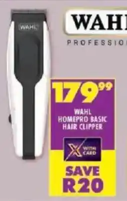 Shoprite Wahl homepro basic hair clipper offer