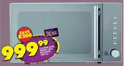 Shoprite Platinum silver mirror finish microwave oven offer